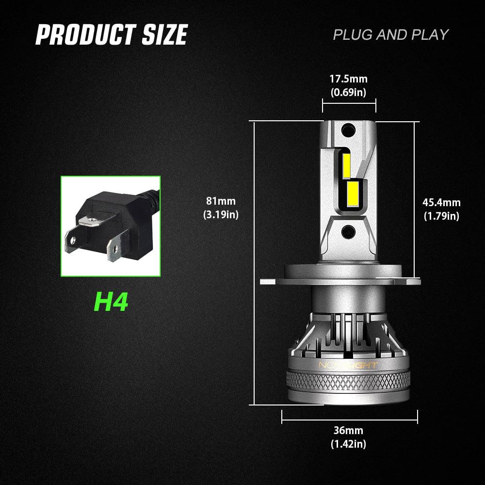 NovSight N37 LED Light H4 Socket For Car or Bike price in Bangladesh