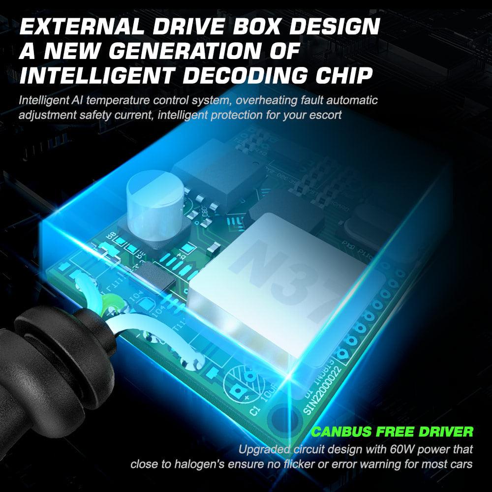 NovSight N37 LED Light H4 Socket For Car or Bike price in Bangladesh