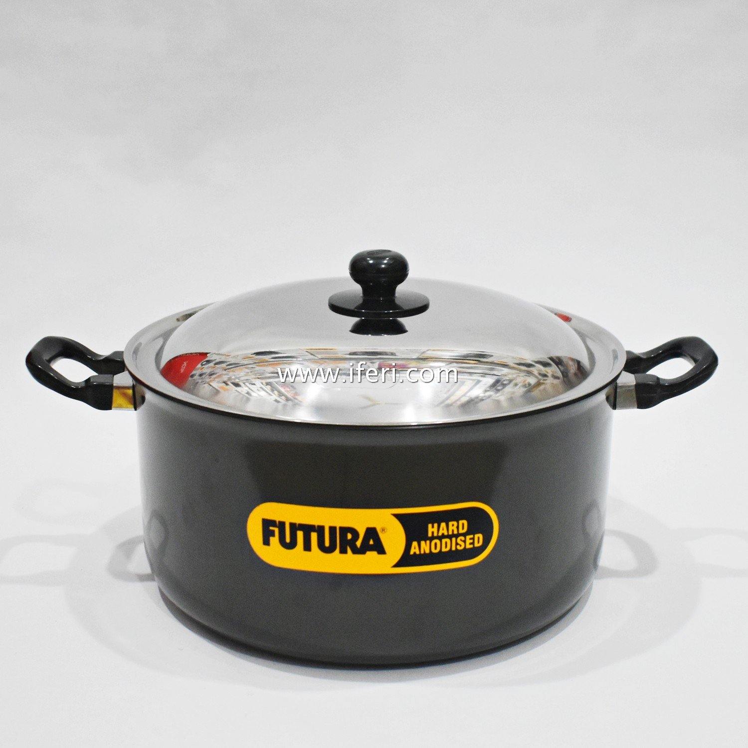 8.5 Liter Futura Hard Anodized Stew Pot With SS Lid MBT9898 - Price in BD at iferi.com
