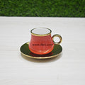 12 pcs Small Size Ceramic Cup & Saucer set EB4918 Price in Bangladesh - iferi.com