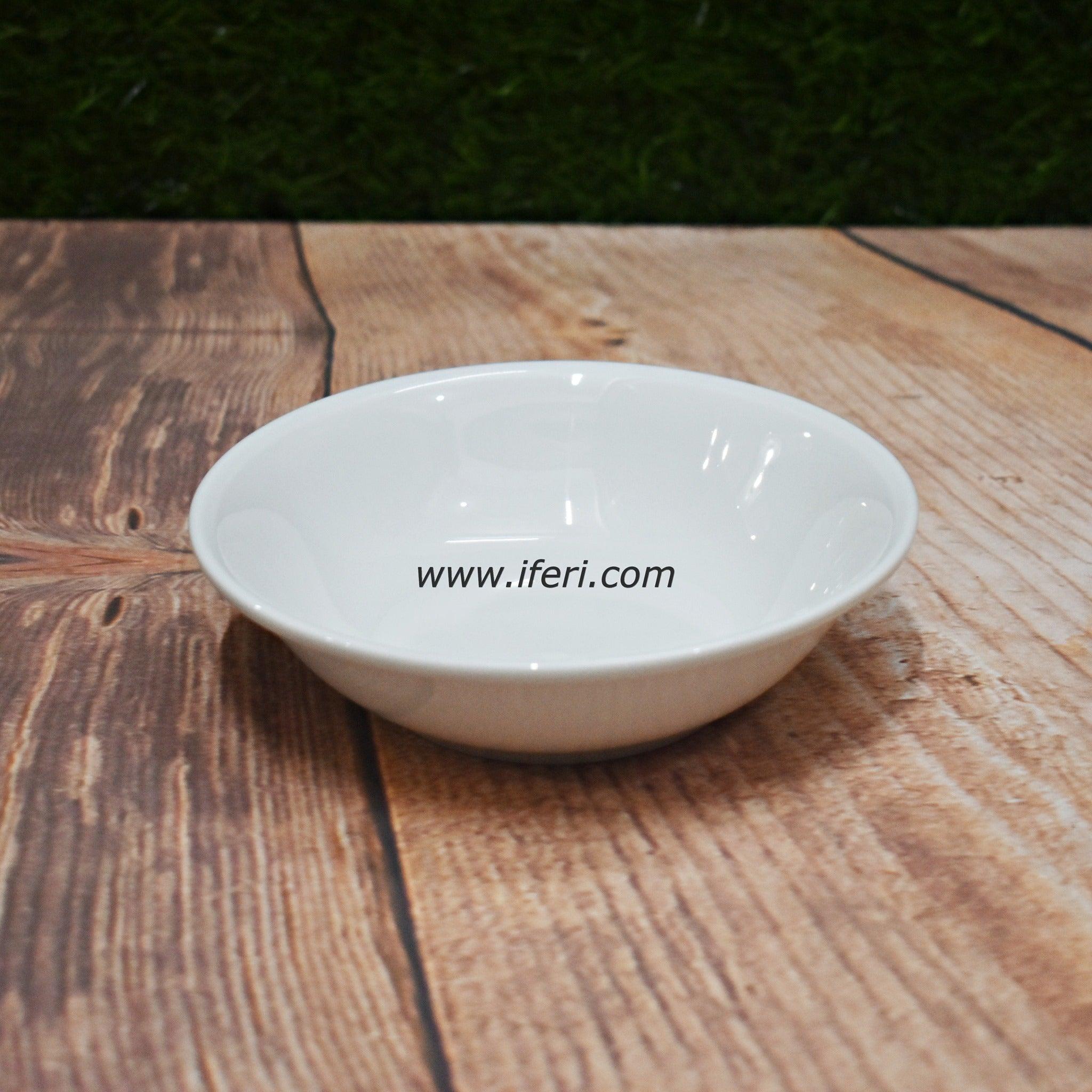 6.5 inch White Ceramic Curry Serving Bowl SN4878 Price in Bangladesh - iferi.com