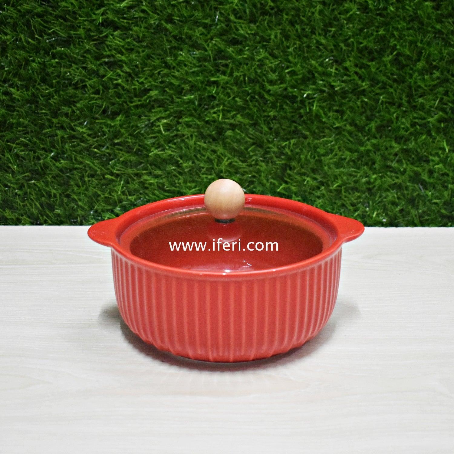 7.5 Inch Ceramic Round Shape Casserole Dish FH1034 Price in Bangladesh - iferi.com