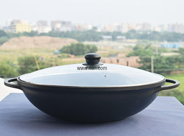 40 cm Not Stick Marble Coated Wok Pan UT5509 Price in Bangladesh - iferi.com