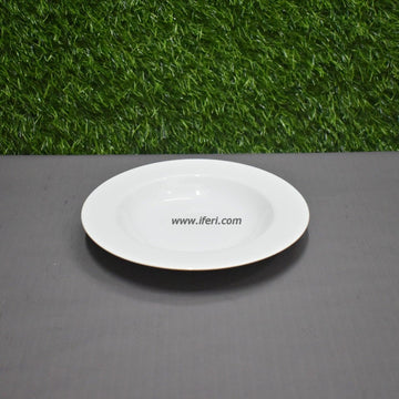 9 inch White Ceramic Pasta Plate Chowmein Plate SN5884 Price in Bangladesh - iferi.com