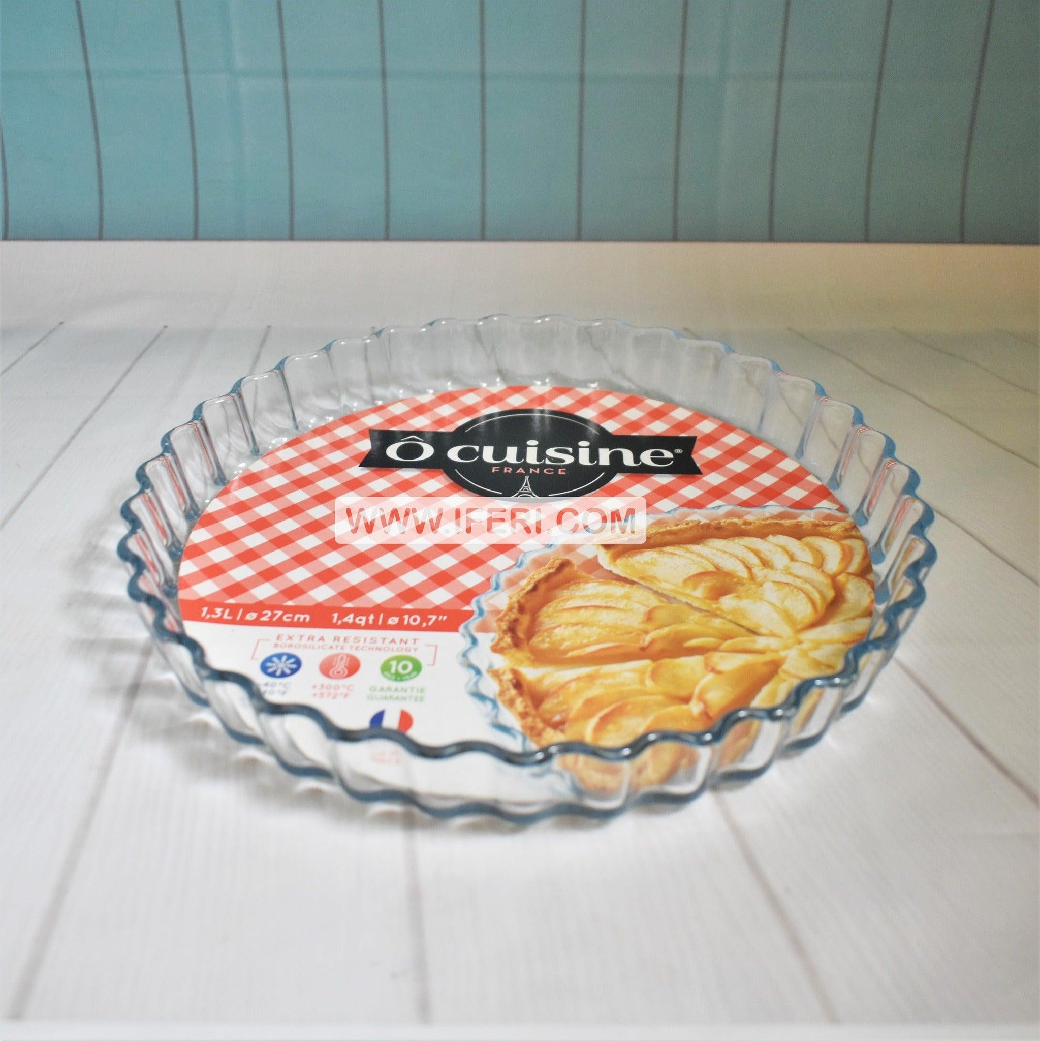 1 Ocuisine High Quality Glass Made Pizza/Flan Dish UT7654 Price in Bangladesh - iferi.com