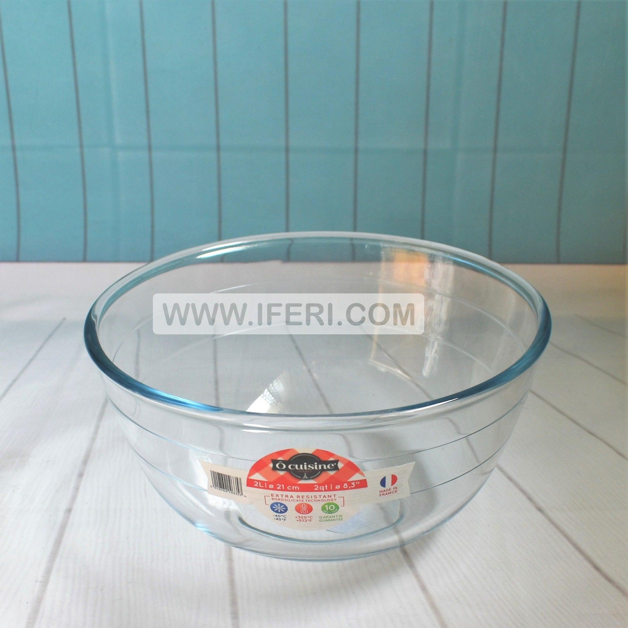 2 Liter O'cuisine Deep Glass Mixing Bowl UT4284 Price in Bangladesh - iferi.com