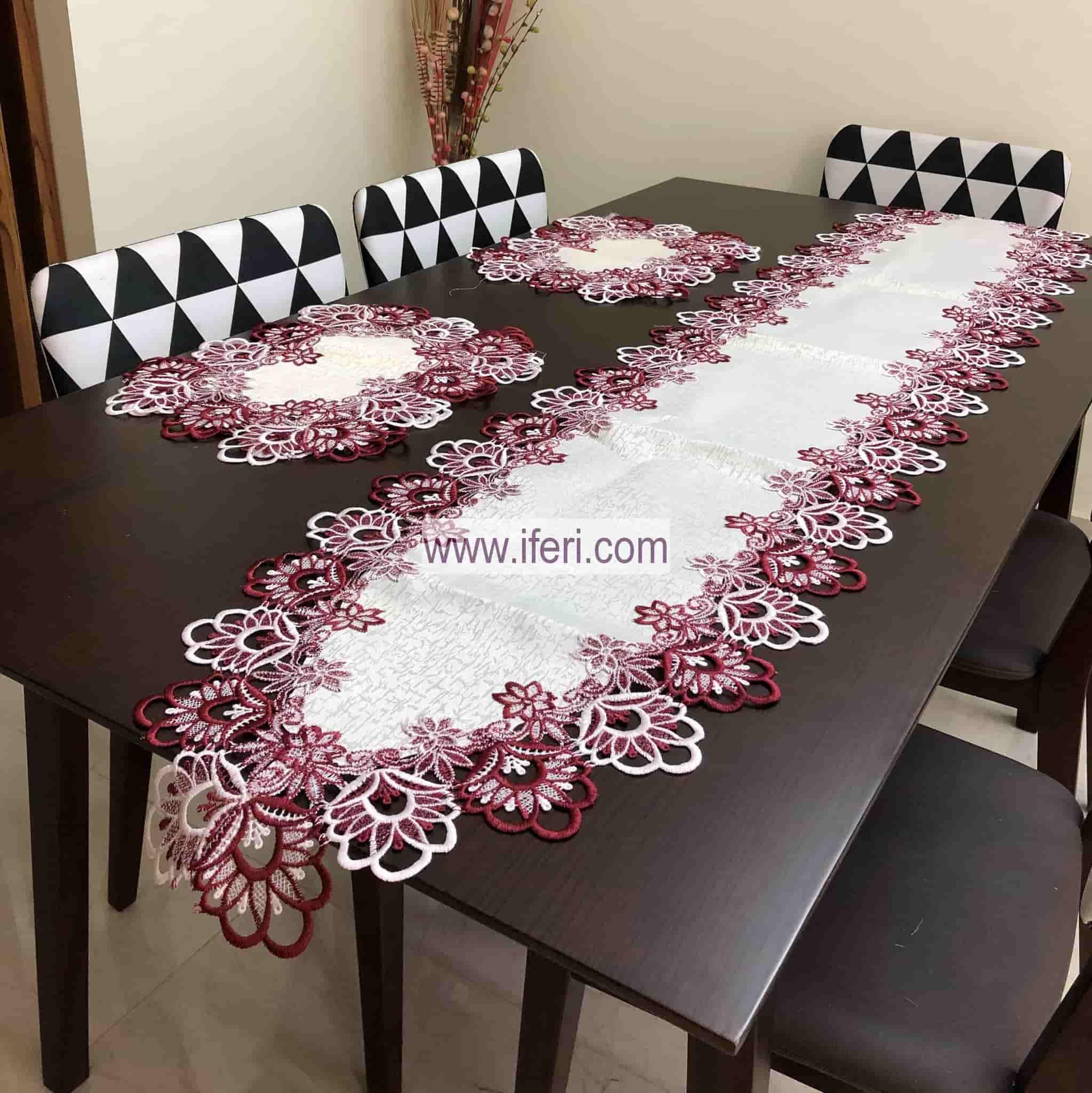 7pcs Exclusive Table Runner & Placemats Set RJ42517 Price in Bangladesh - iferi.com
