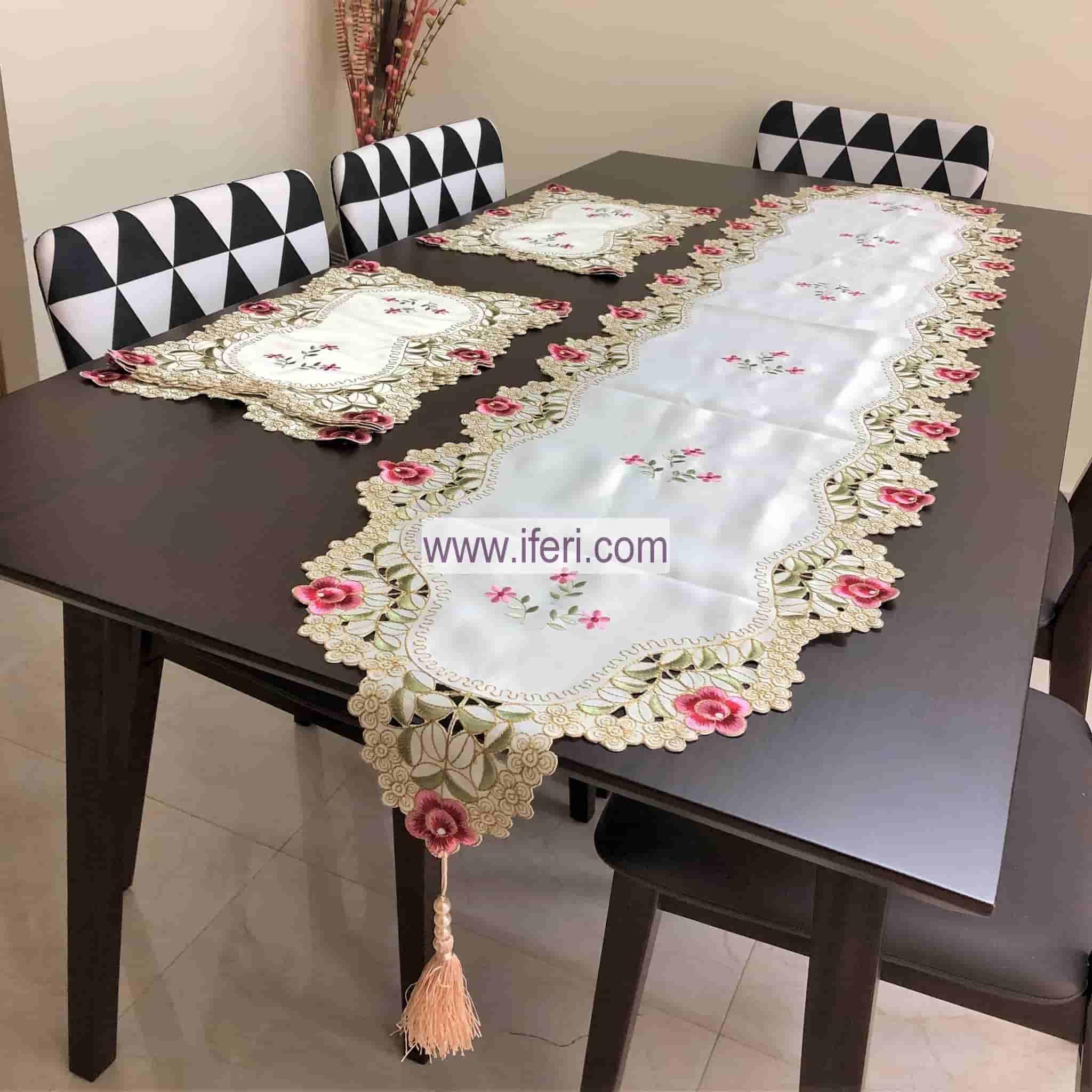 7pcs Exclusive Table Runner & Placemats Set RJ42516 Price in Bangladesh - iferi.com