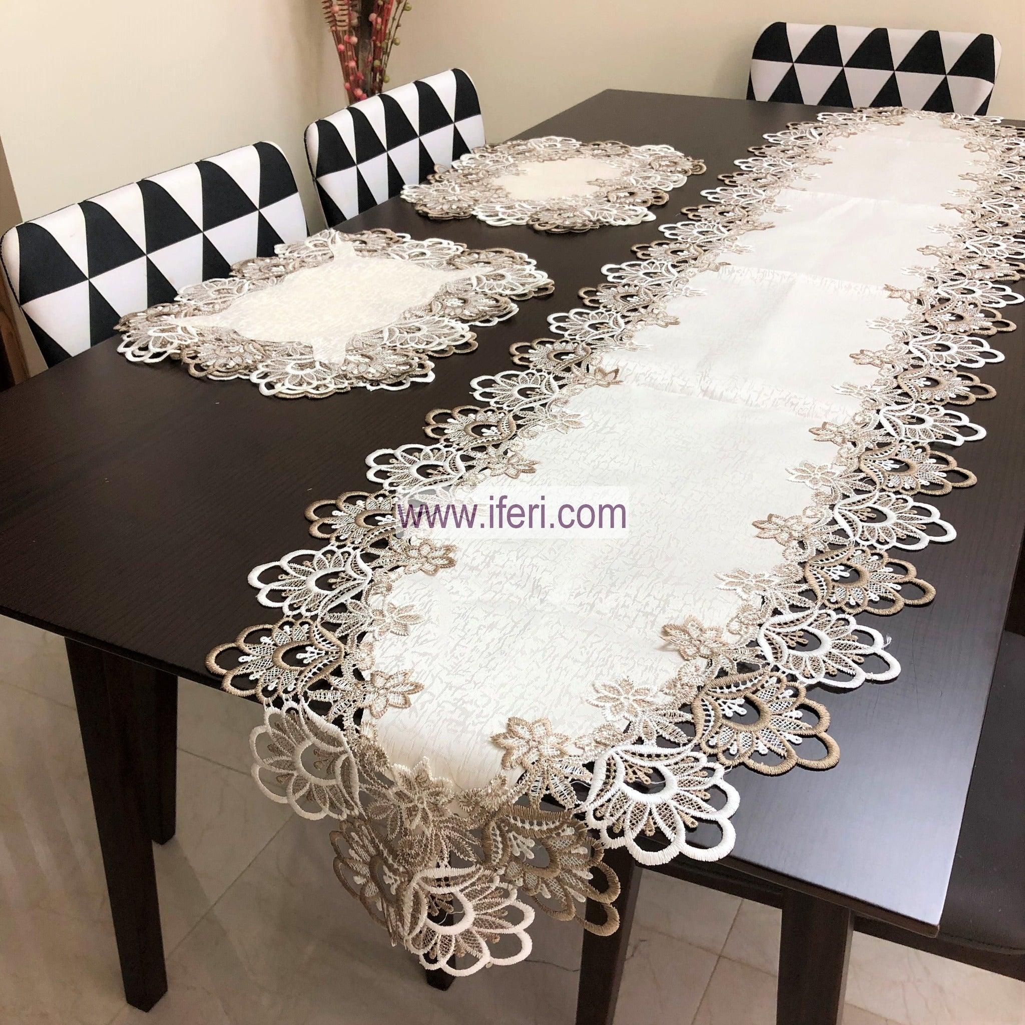 7pcs Exclusive Table Runner & Placemats Set RJ2334 Price in Bangladesh - iferi.com