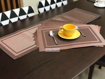 7 Pcs Washable PVC Table Mats RJ14278 Price in Bangladesh - iferi.com