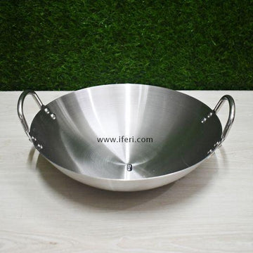 34cm Stainless Steel Cooking Karai TB8463-1 Price in Bangladesh - iferi.com