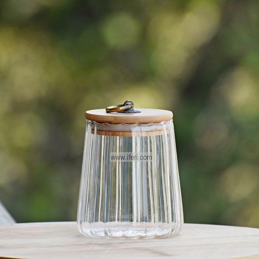 4.8 Glass Jar with Bamboo Lid CK1475 Price in Bangladesh - iferi.com