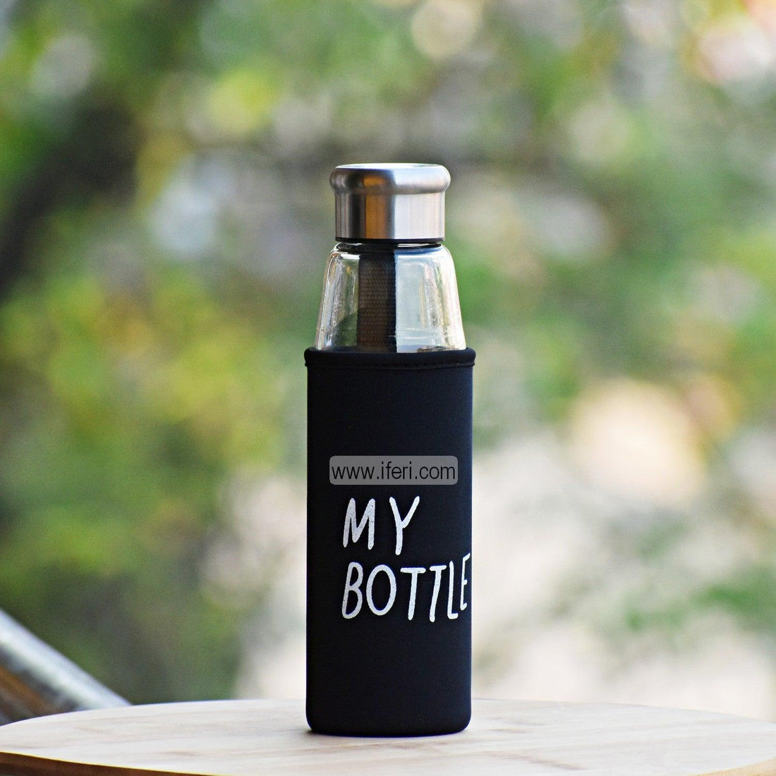 500 ML Glass Water Bottle with Cover RH1477 Price in Bangladesh - iferi.com