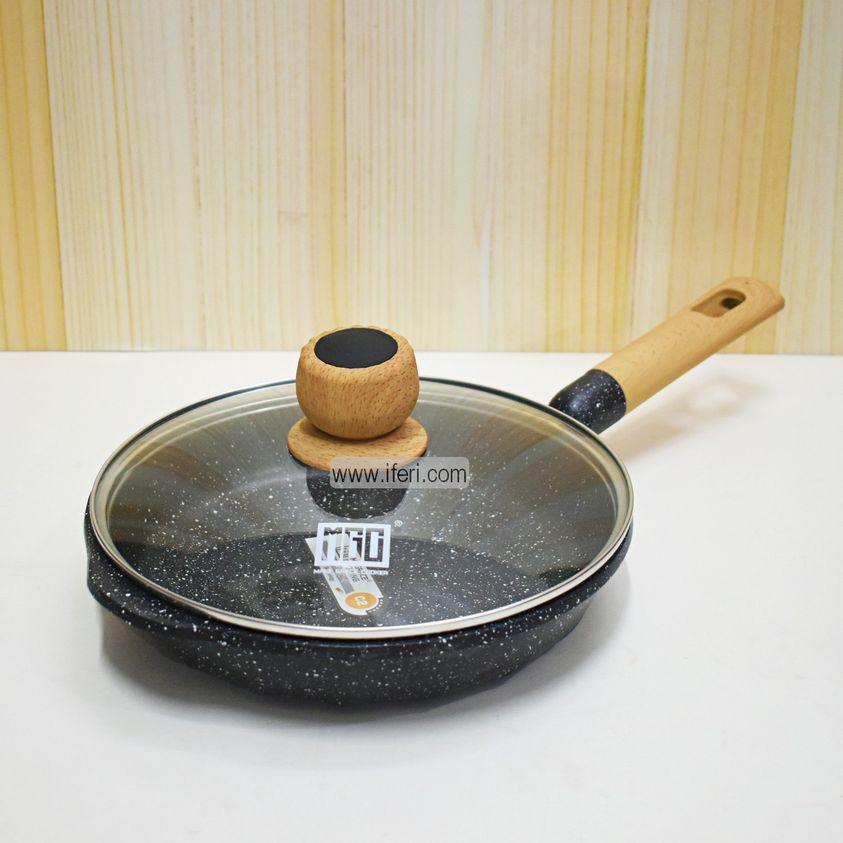 24cm  MGC Non Stick Granite Coated Frying pan with Lid EB1468 Price in Bangladesh - iferi.com