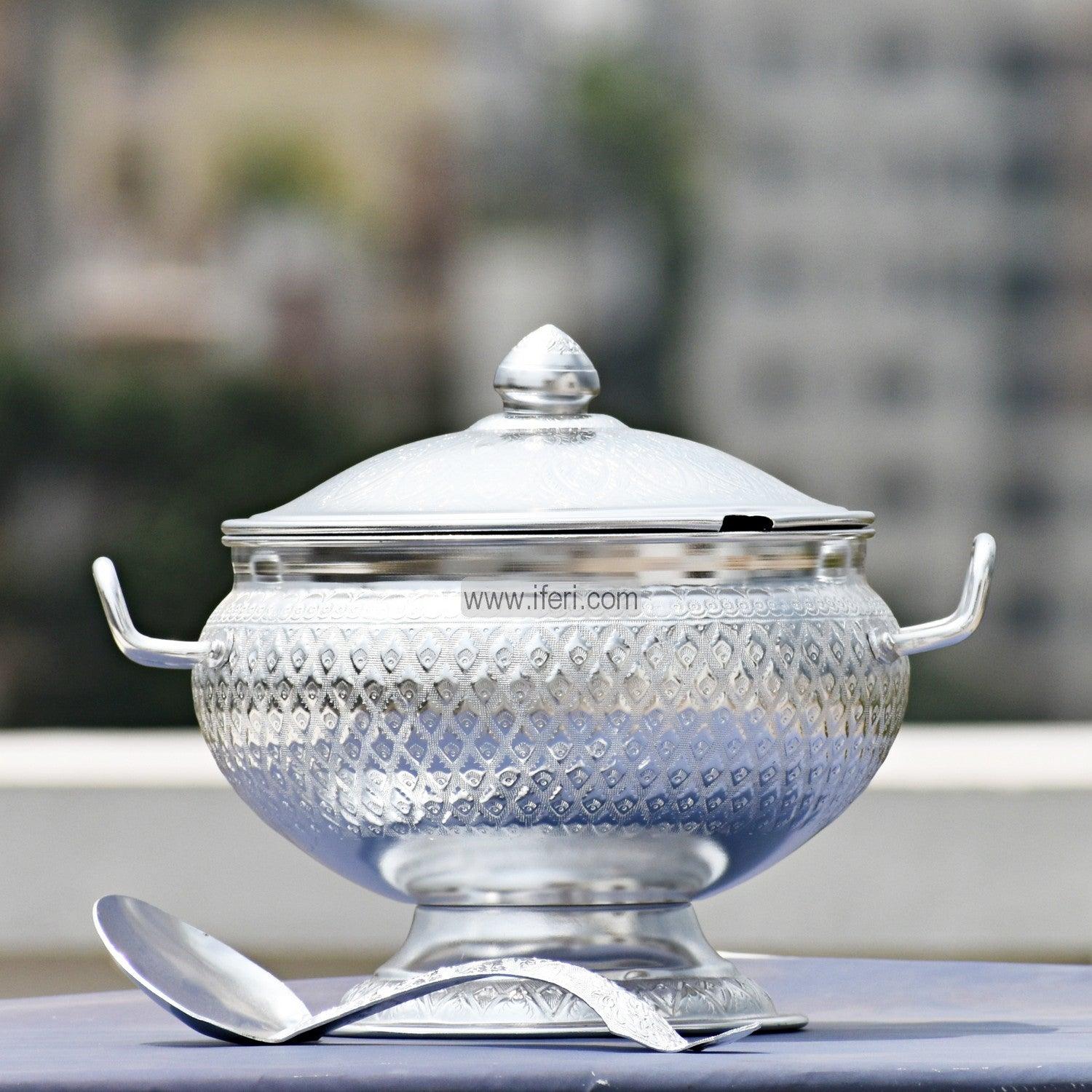 9 Inch Vintage Aluminium Food Dish with Lid UT10121 Price in Bangladesh - iferi.com