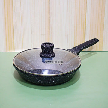 26cm Fessle Non-stick Ceramic Coated Frying Pan with Lid DL0013 Price in Bangladesh - iferi.com