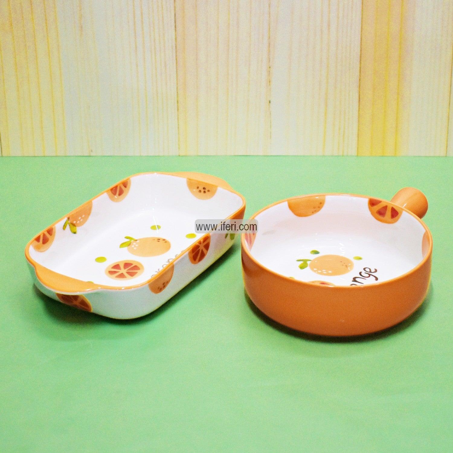 2 Pcs Ceramic Serving Dish SY0048 Price in Bangladesh - iferi.com
