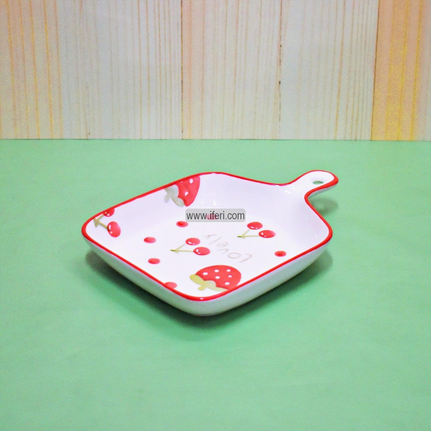 8.8 Inch Ceramic Serving Tray SY0039 Price in Bangladesh - iferi.com