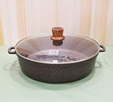 36cm MGC Non Stick Granite Coated Cookware with Lid RY1876 Price in Bangladesh - iferi.com