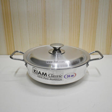 28 cm Kiam Aluminium Classic Korai Cookware With Aluminium Lid BCG0220 Price in Bangladesh - iferi.com
