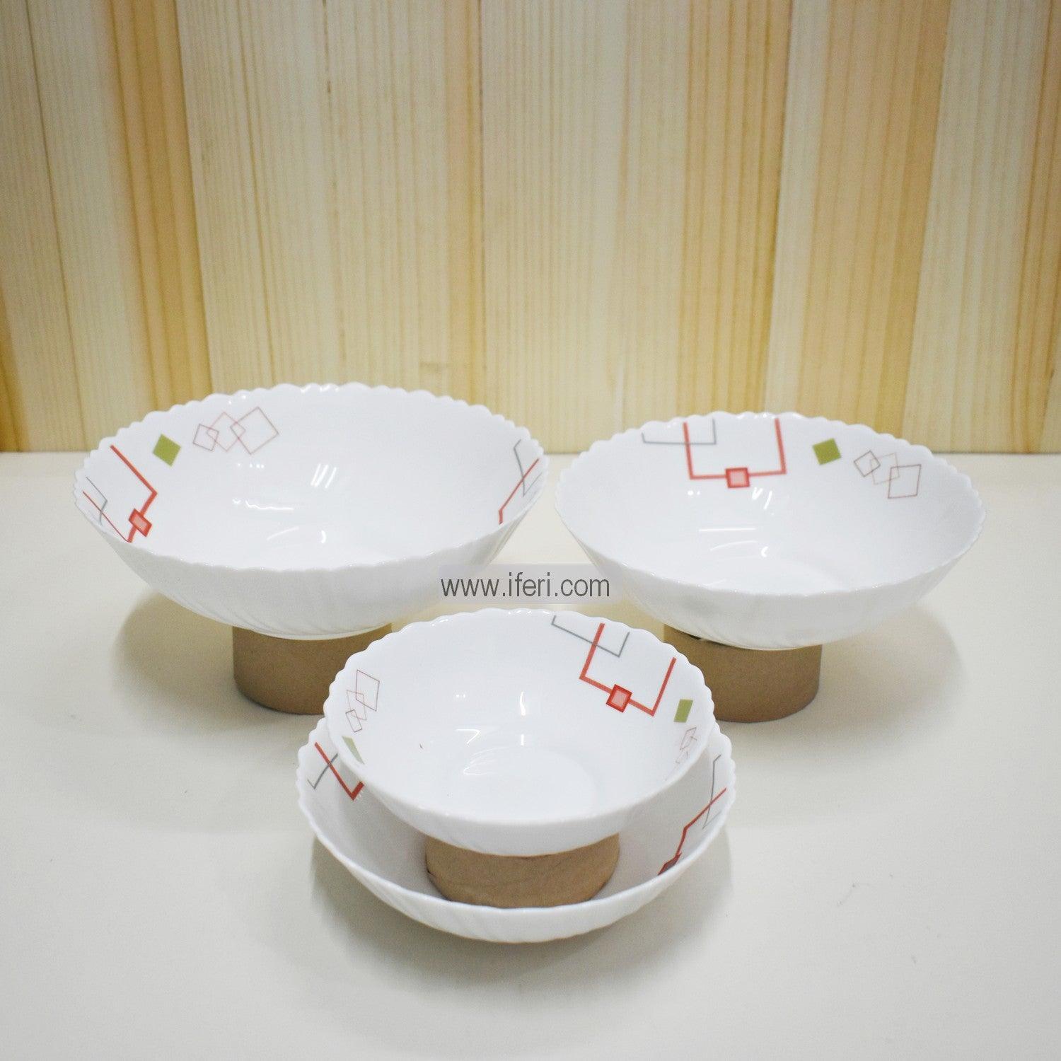 4 pcs Pyrex Curry Bowl Set KML0197 Price in Bangladesh - iferi.com