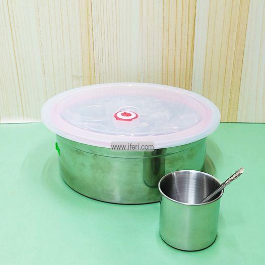 10 Inch Stainless Steel Masala Box For Spice with 7 Spice Jar TG4588 Price in Bangladesh - iferi.com