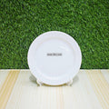 8 inch 6 pcs White Ceramic Half Plate SN0660 Price in Bangladesh - iferi.com