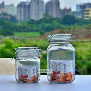 1 & 2 Liter Food Grade Airtight Glass Jar UT21065 Price in Bangladesh - iferi.com