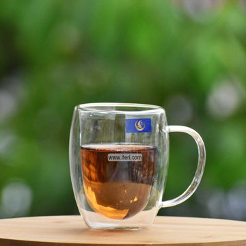 4.5 Inch Double Wall Borosilicate Glass Mug CTN-27 Price in Bangladesh - iferi.com