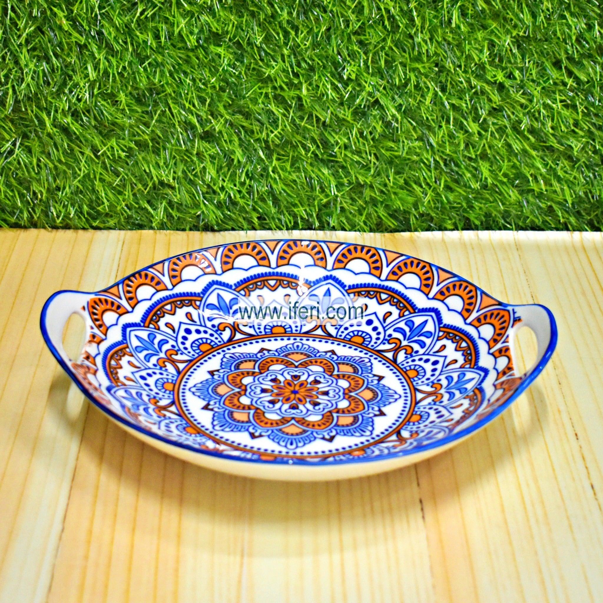 11 Inch Ceramic Salad/Kabab Serving Plate SY0092 Price in Bangladesh - iferi.com