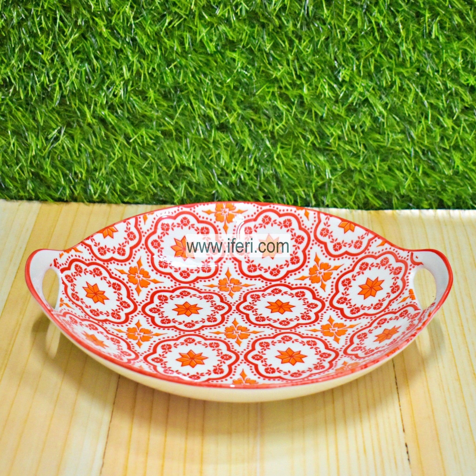 11 Inch Ceramic Salad/Kabab Serving Plate SY0094 Price in Bangladesh - iferi.com