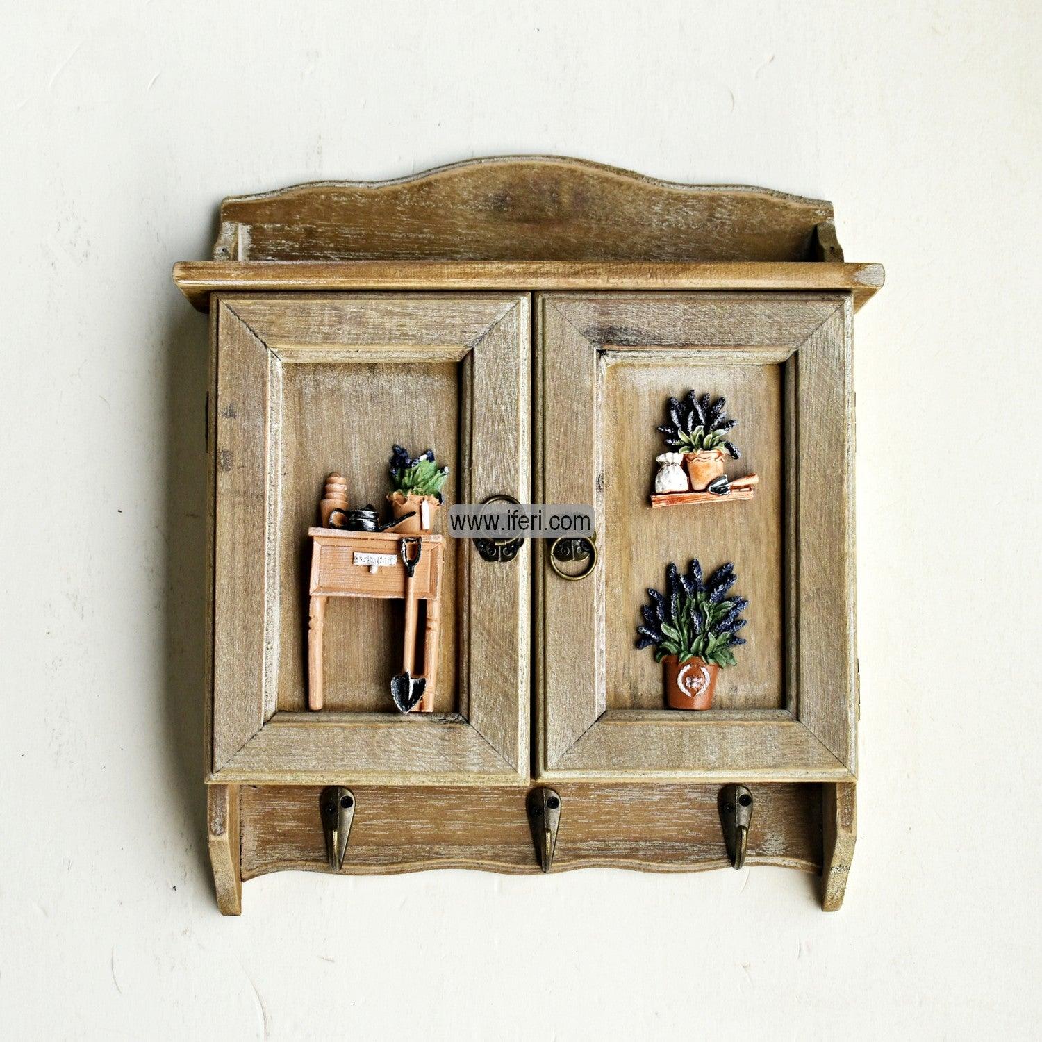 12 Inch Wooden Wall Hanging Key Holder Box