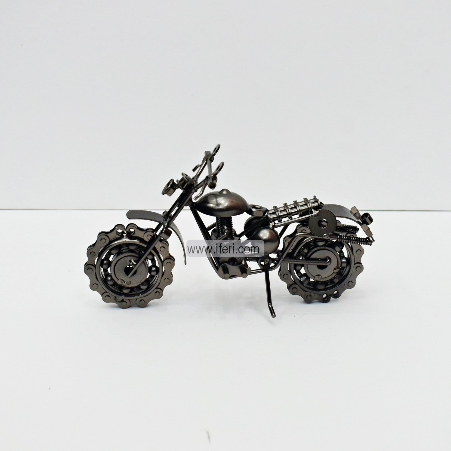 7.5 Inch Metal Motorcycle Model Sculpture Showpiece RY03860
