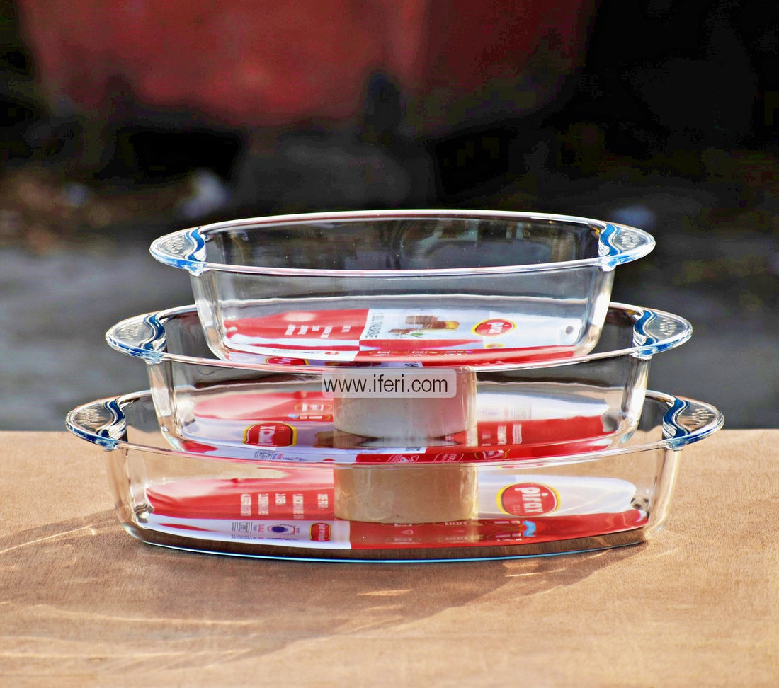 Buy Tempered Glass Casserole Set through Online from iferi.com in Bangladesh