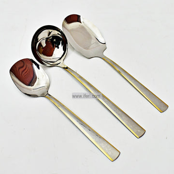 3 pcs Stainless Steel Serving Spoon Set TB0638