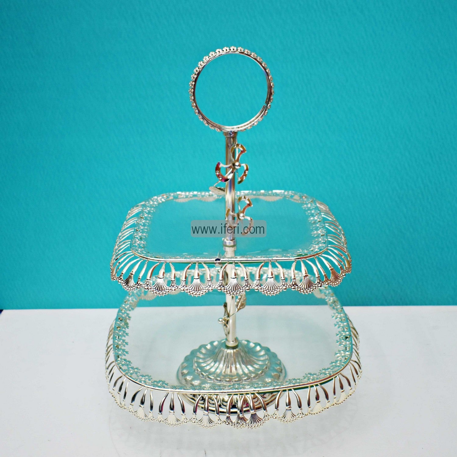 2 Tier Cake, Dessert, Appetizer Serving Stand RY10786