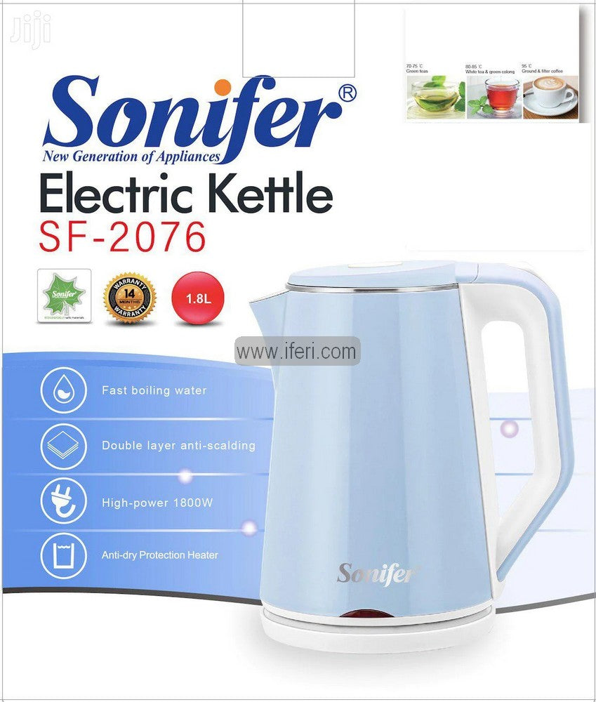 1.8 Liter Sonifer Electric Kettle SF-2076