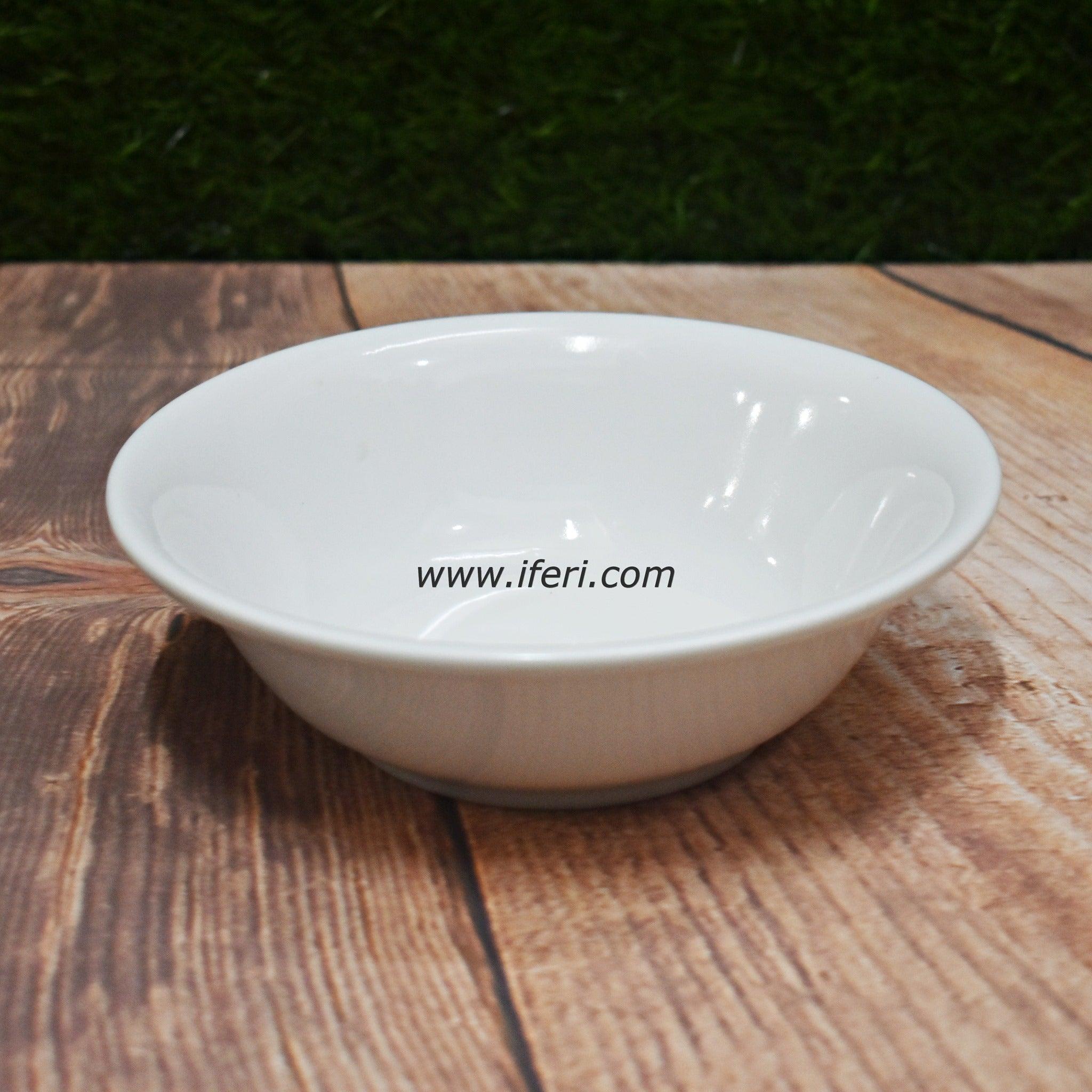 7.8 inch White Ceramic Small Curry Serving Bowl SN4879 Price in Bangladesh - iferi.com