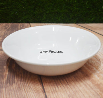 10 inch White Ceramic Small Curry Serving Bowl SN4883 Price in Bangladesh - iferi.com