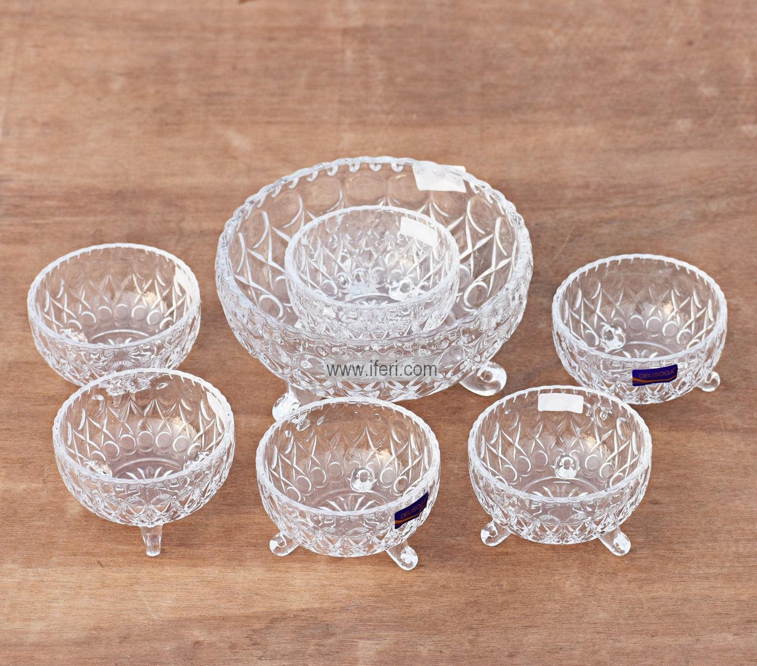 7 Pcs Glass Firni Bowl Set RH1063 Price in Bangladesh - iferi.com