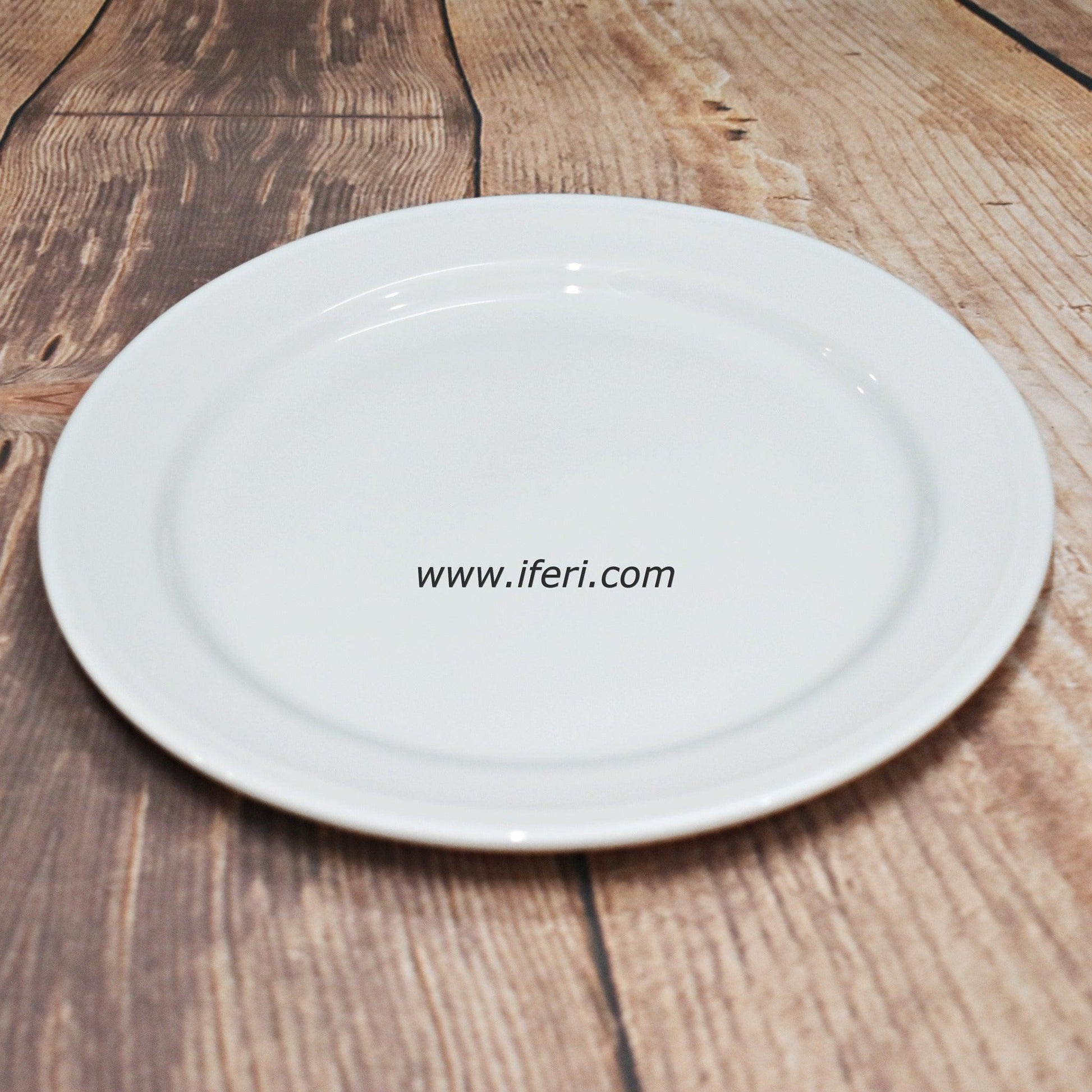 10.5 inch 6 pcs White Ceramic Full Plate SN0656 Price in Bangladesh - iferi.com