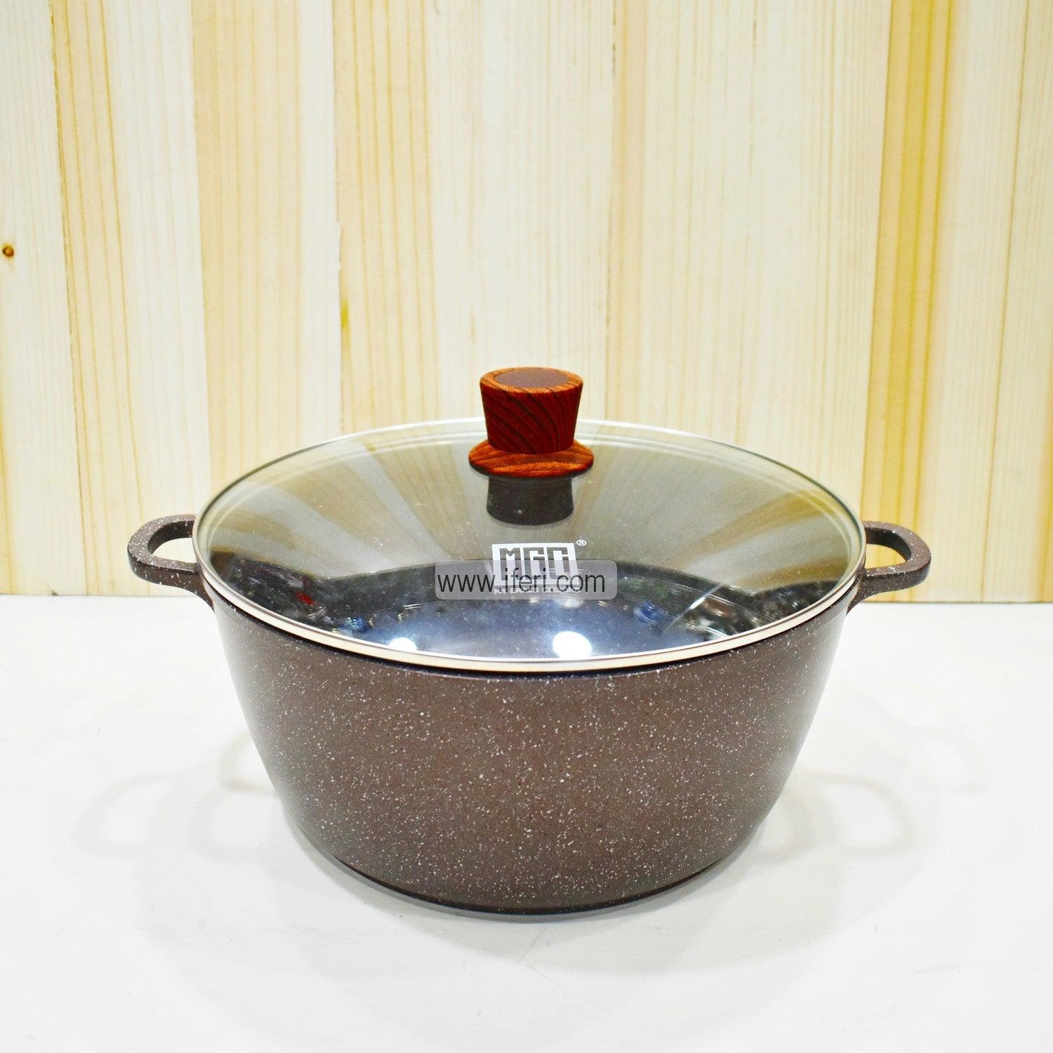 32 cm MGC Non-stick Marble Coated Cookware with Lid RY0574 Price in Bangladesh - iferi.com