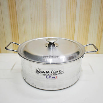 36 cm Kiam Aluminium Stock Pot Cookware With Aluminium Lid BCG0222 Price in Bangladesh - iferi.com