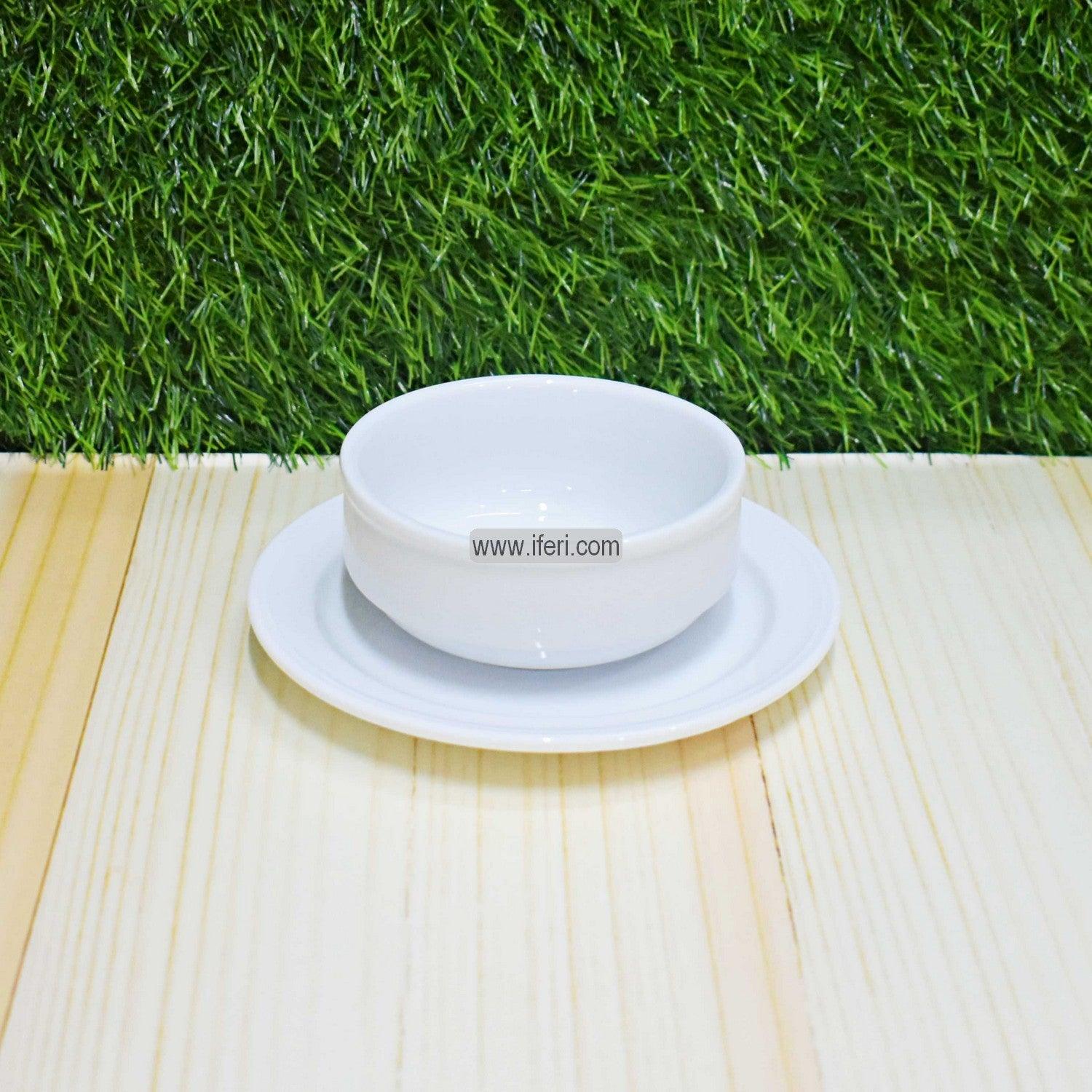 12 pcs White Ceramic Soup Set SN0666 Price in Bangladesh - iferi.com