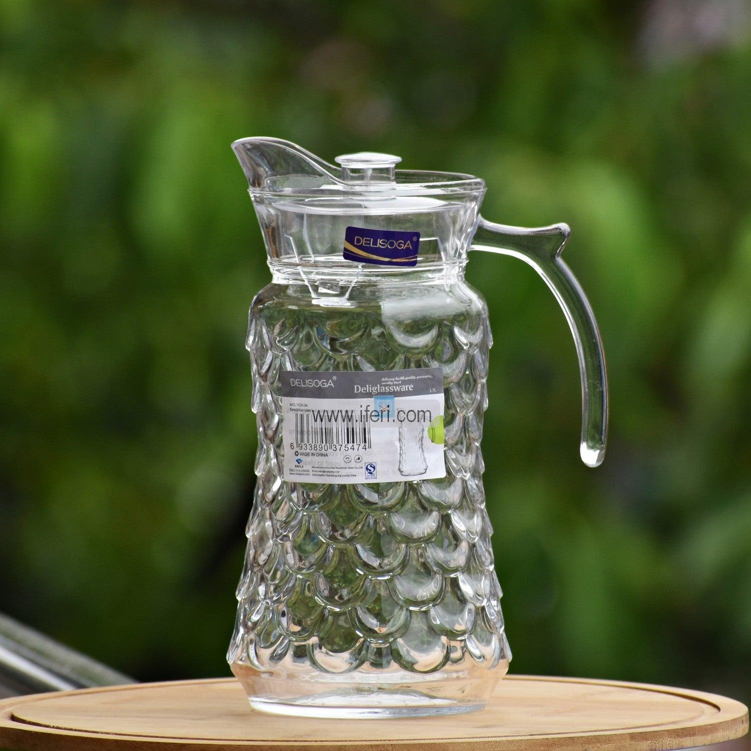 1.7 Liter Glass Water Juice Jug KML0762 Price in Bangladesh - iferi.com