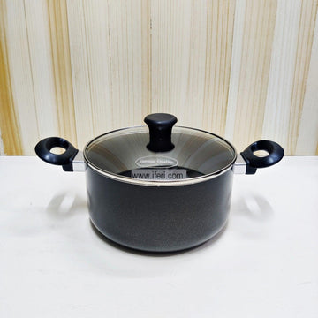 28 cm Kiam Non-Stick Saucepan Cookware With Glass Lid BCG0225 Price in Bangladesh - iferi.com