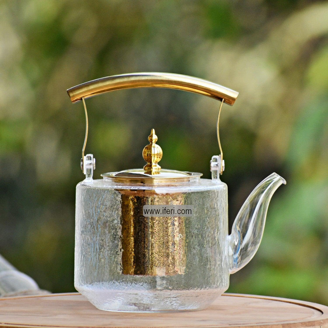 1200ml Tempered Glass Tea Pot with Infuser RY0143 Price in Bangladesh - iferi.com
