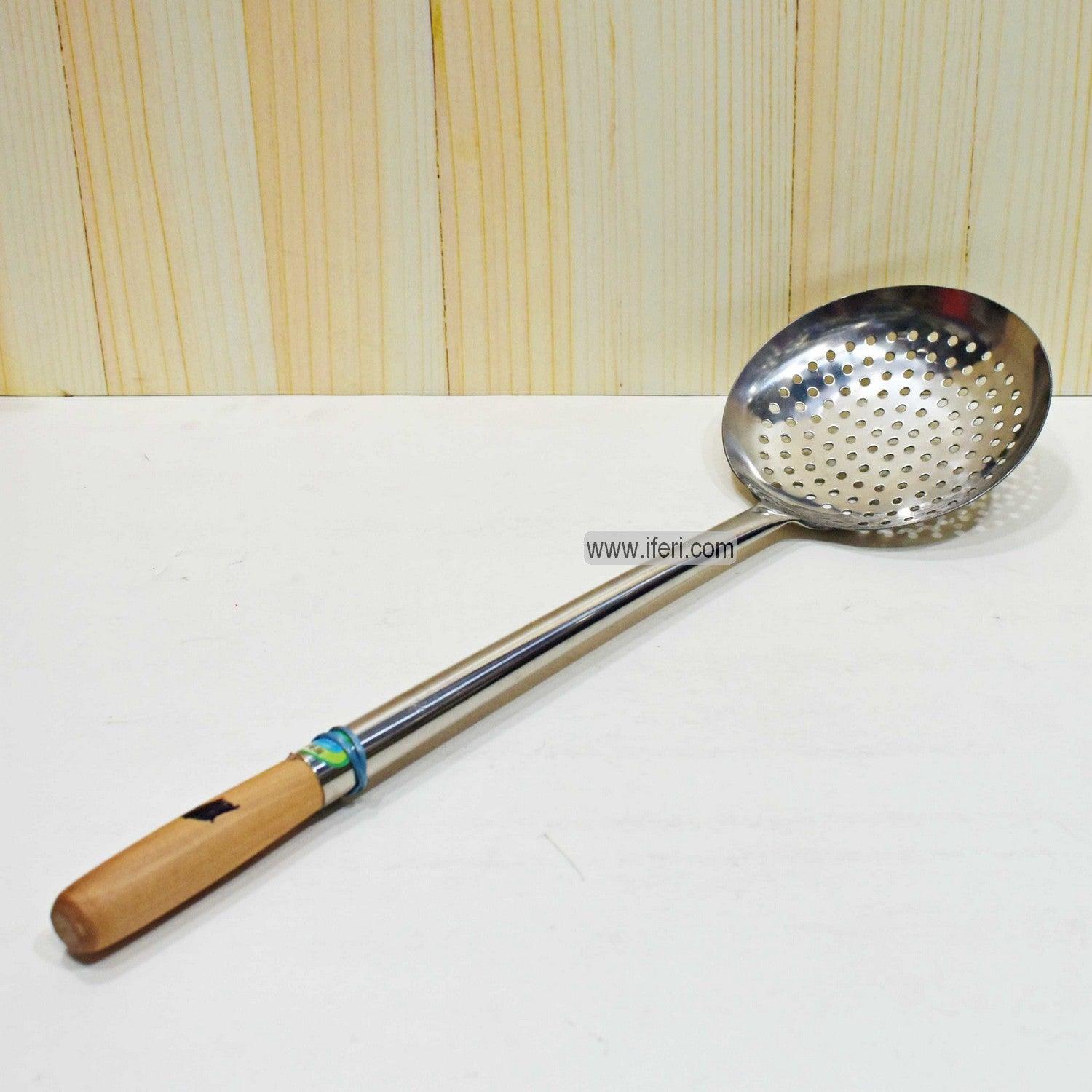 22.5 inch Stainless Steel Skimmer Spoon Colander Strainer for Cooking and Frying SN0692-1 Price in Bangladesh - iferi.com