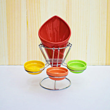 Ceramic French Fry Cone with Dipping Bowl RH2766 Price in Bangladesh - iferi.com