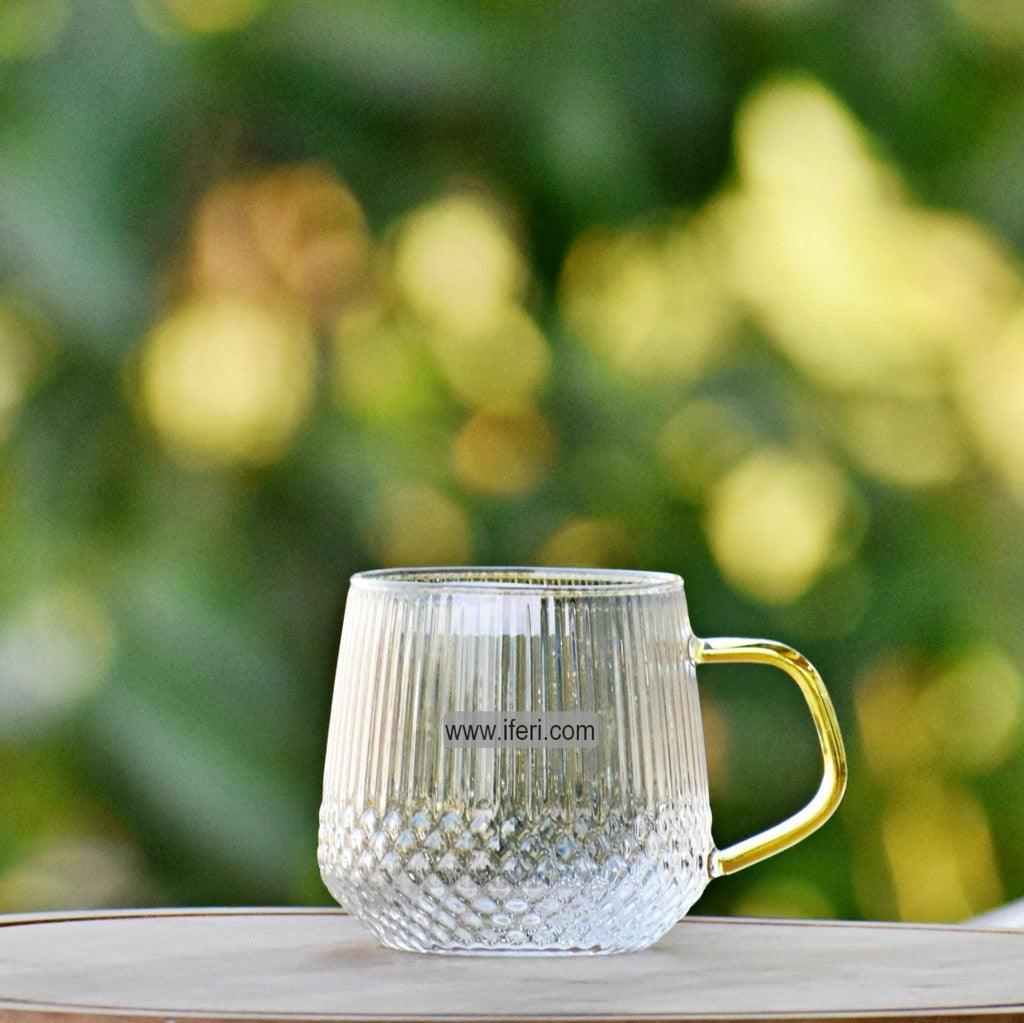 3.2 Inch Borosilicate Glass Coffee Mug CK0060 Price in Bangladesh - iferi.com